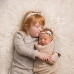 Newborn photography Sibling portrait