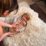 Newborn photography Brereton behind the scenes with sisters