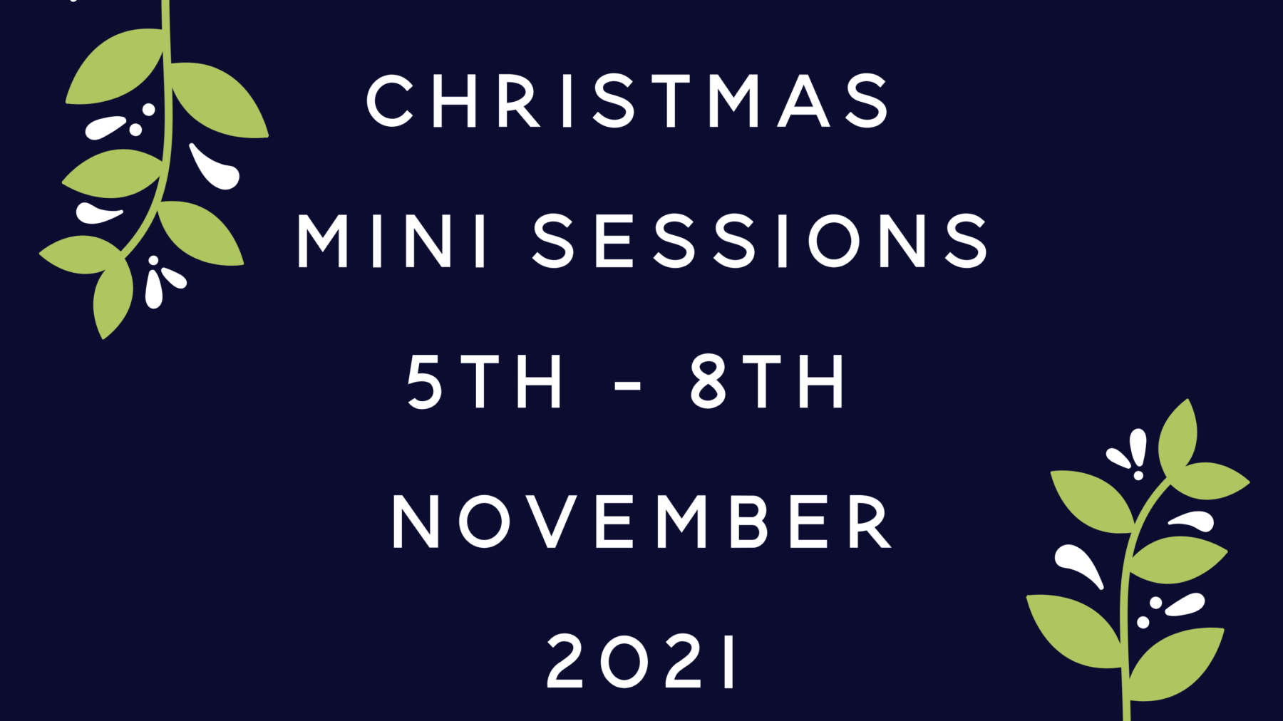 Christmas Mini Sessions 2021