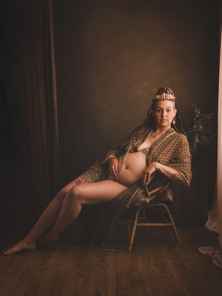 Goddess Meets Cosy: Abby’s Maternity Session